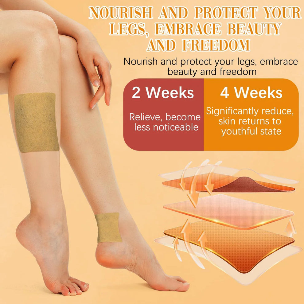 Revita™ Spider & Varicose Vein Patches | Natural Herbal Therapy for Swelling, Fatigue & Vein Health